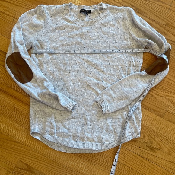 Grey Weather with Brown Elbow Patches Size XS - Picture 3 of 5